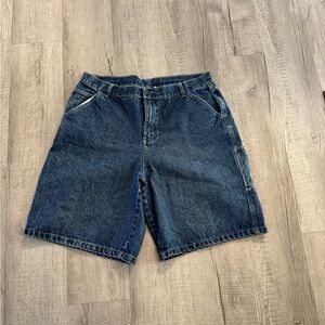 Classic Denim Cargo Shorts for Men